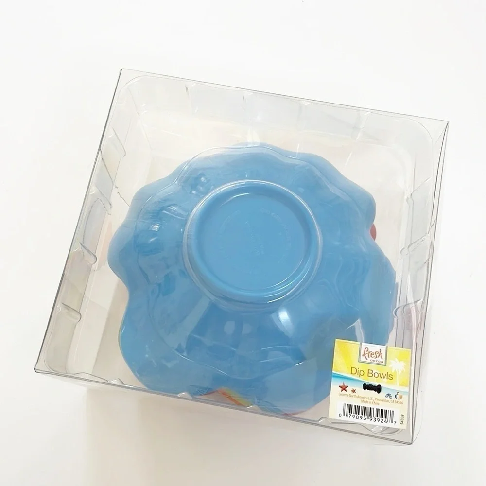 NEW Hawaiian hibiscus flower dip bowls
